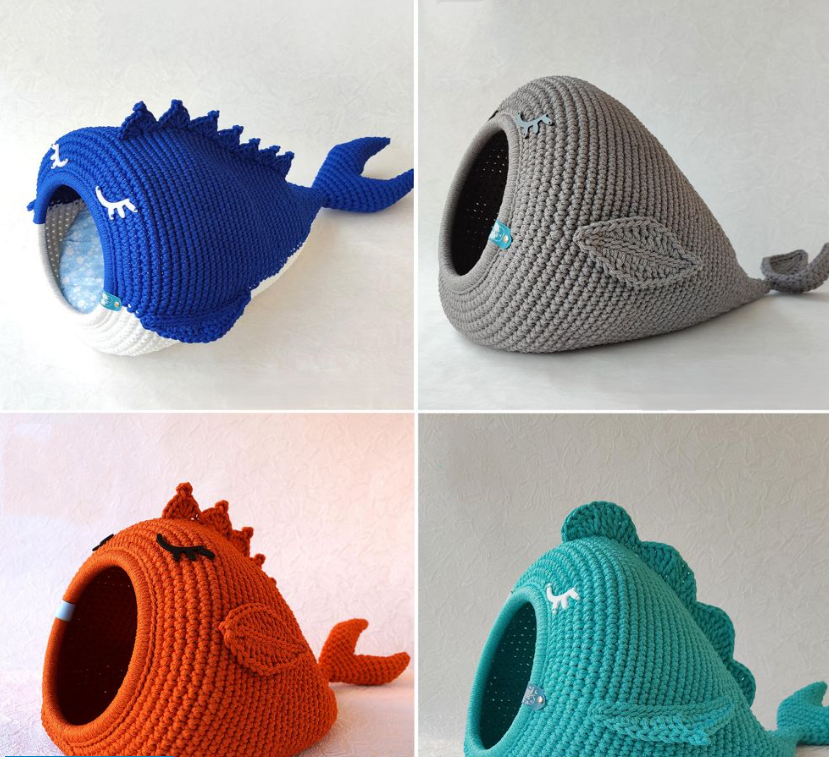 Pufferfish bed for cats 🐾