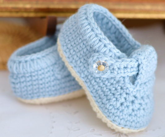Zapatitos bebe a crochet