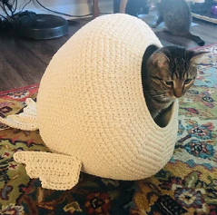Pufferfish bed for cats 🐾