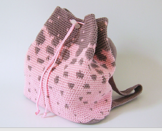 Mochila de crochet para preescolar