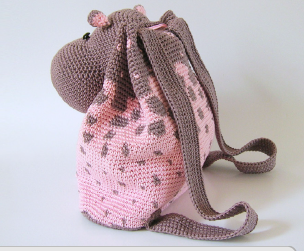 Mochila de crochet para preescolar