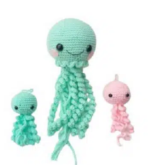 Pulpo de crochet para bebes prematuros y recién nacidos – Confort con Amor