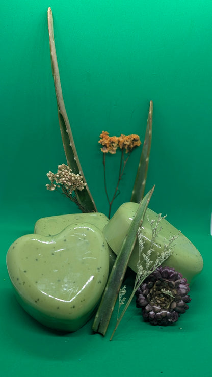 Jabón Artesanal de Té Matcha y Aloe Vera